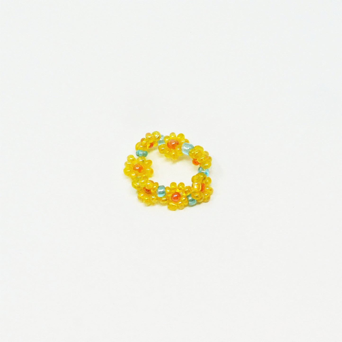 Thick Yellow Daisy Ring