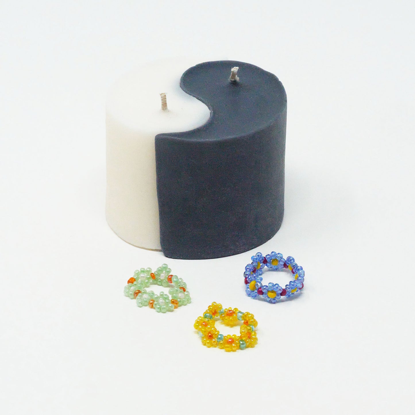 Thick Daisy Ring Bundle