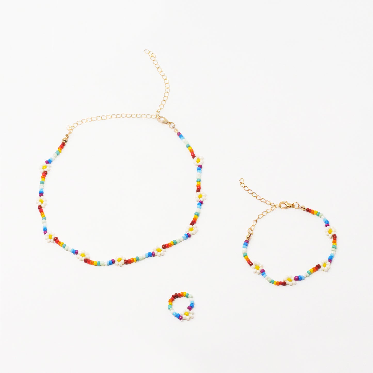3 Piece Rainbow Daisy Bundle