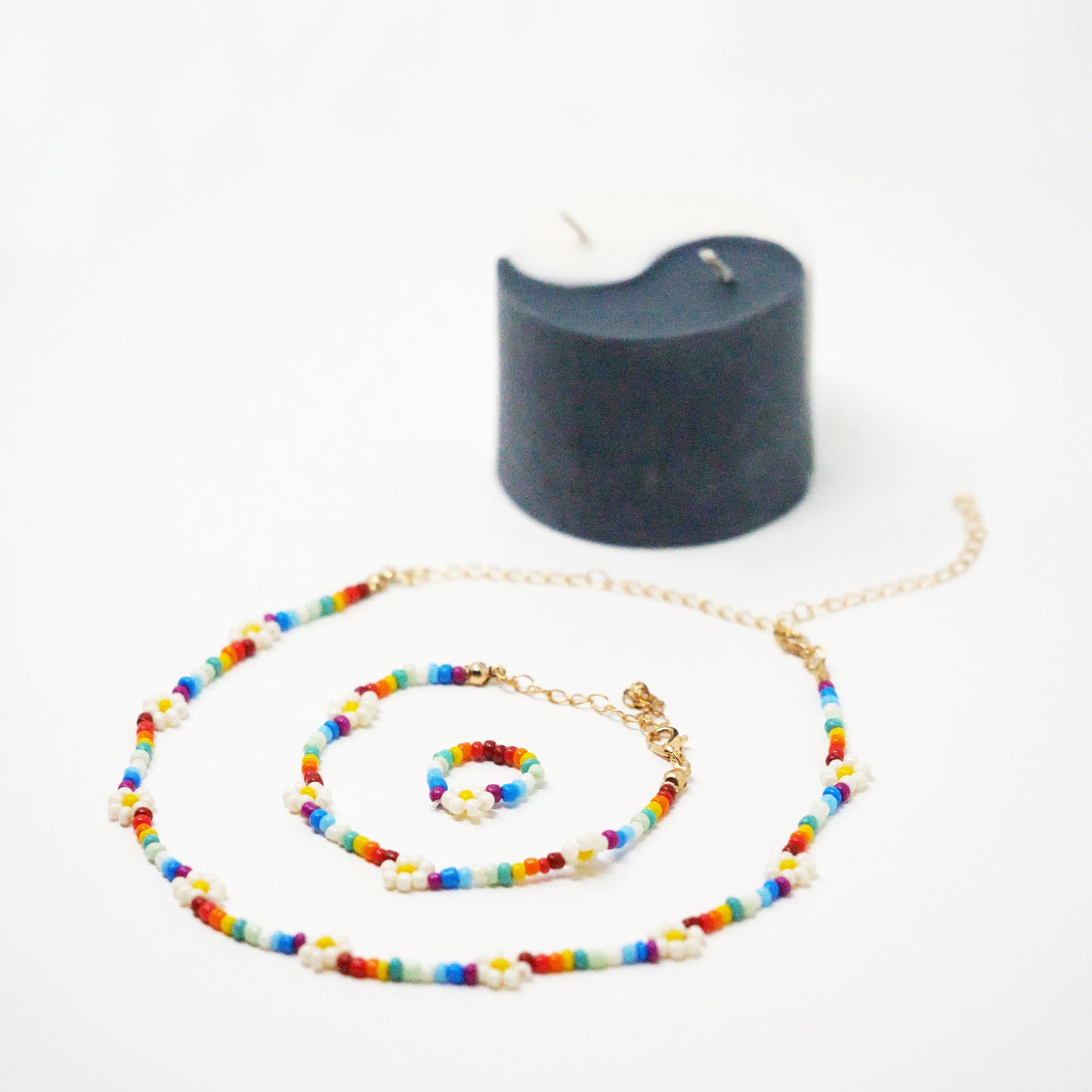3 Piece Rainbow Daisy Bundle