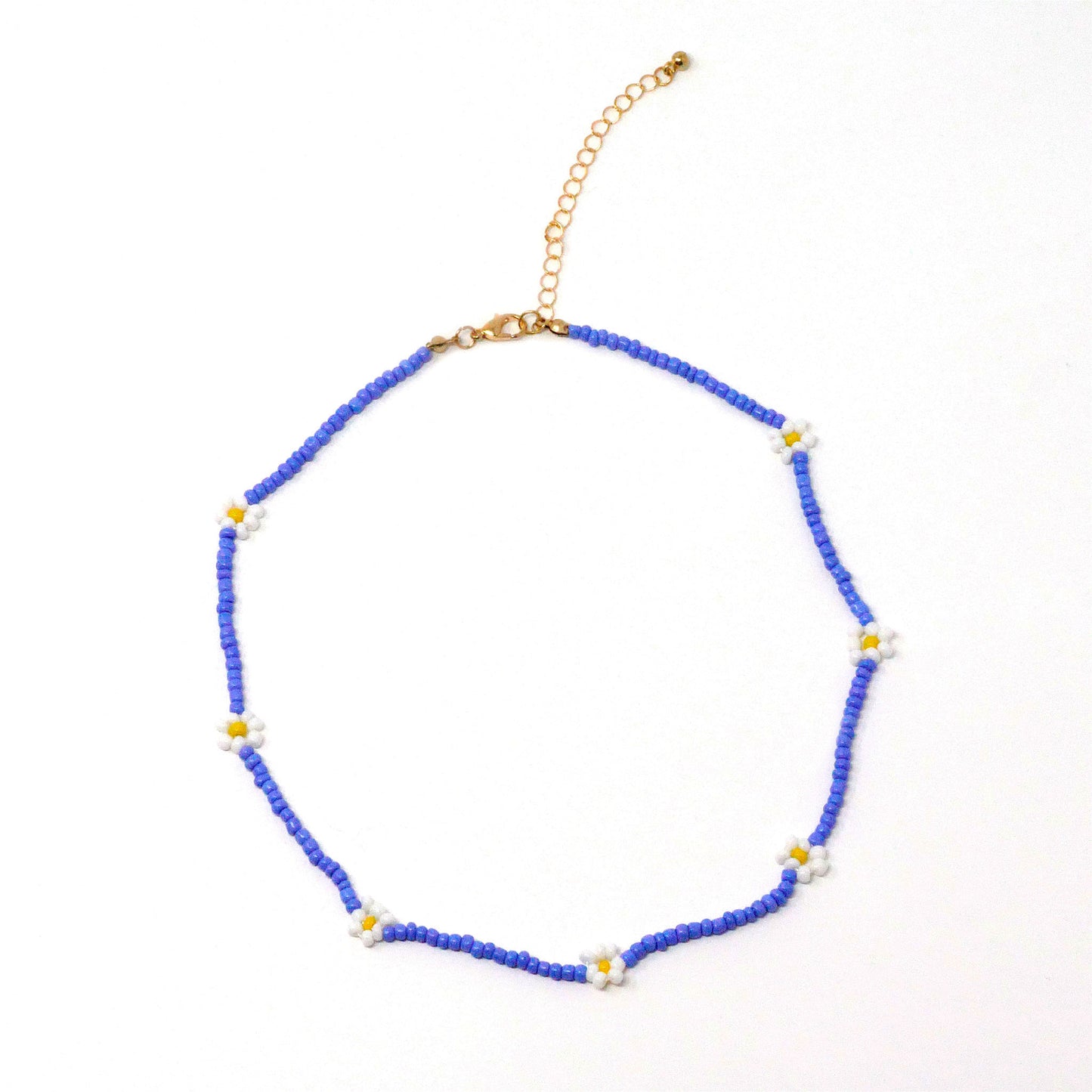 Blue Daisy Choker