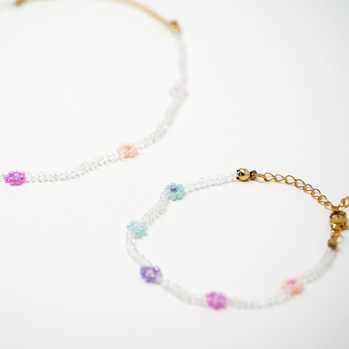 2 Piece Transparent Pastel Set