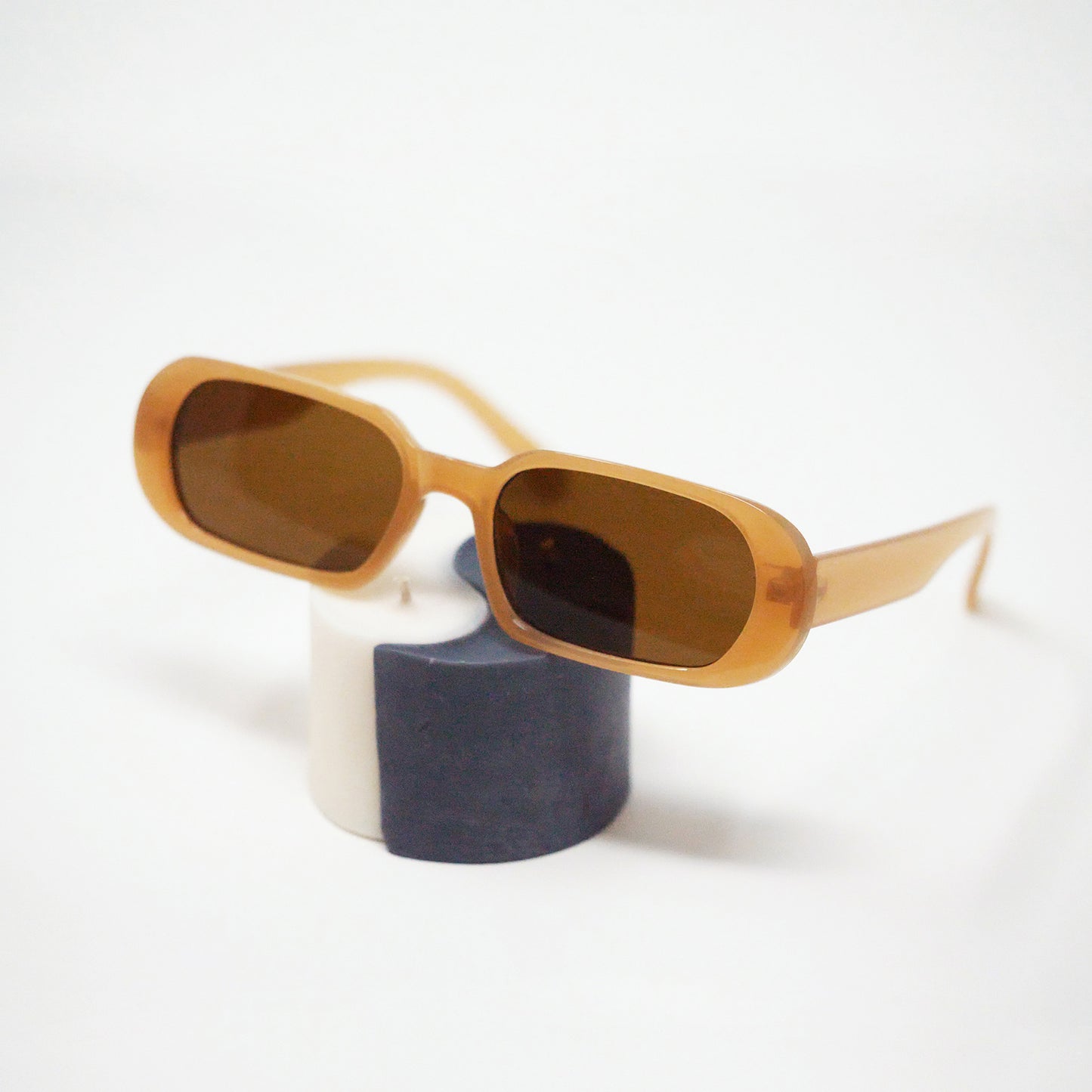 Tan Brown Glasses