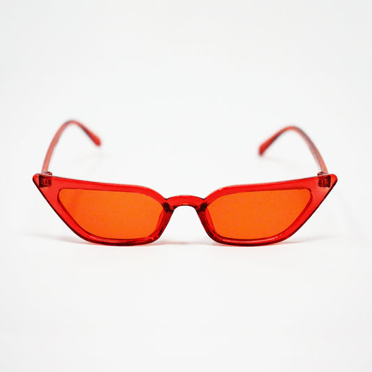 Flame Red Cat Glasses