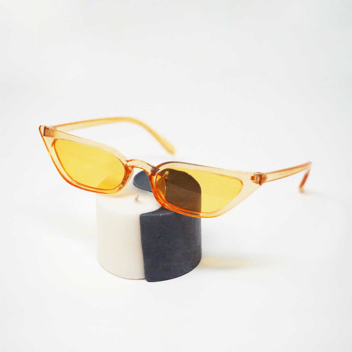 Orange Fanta Cat Glasses