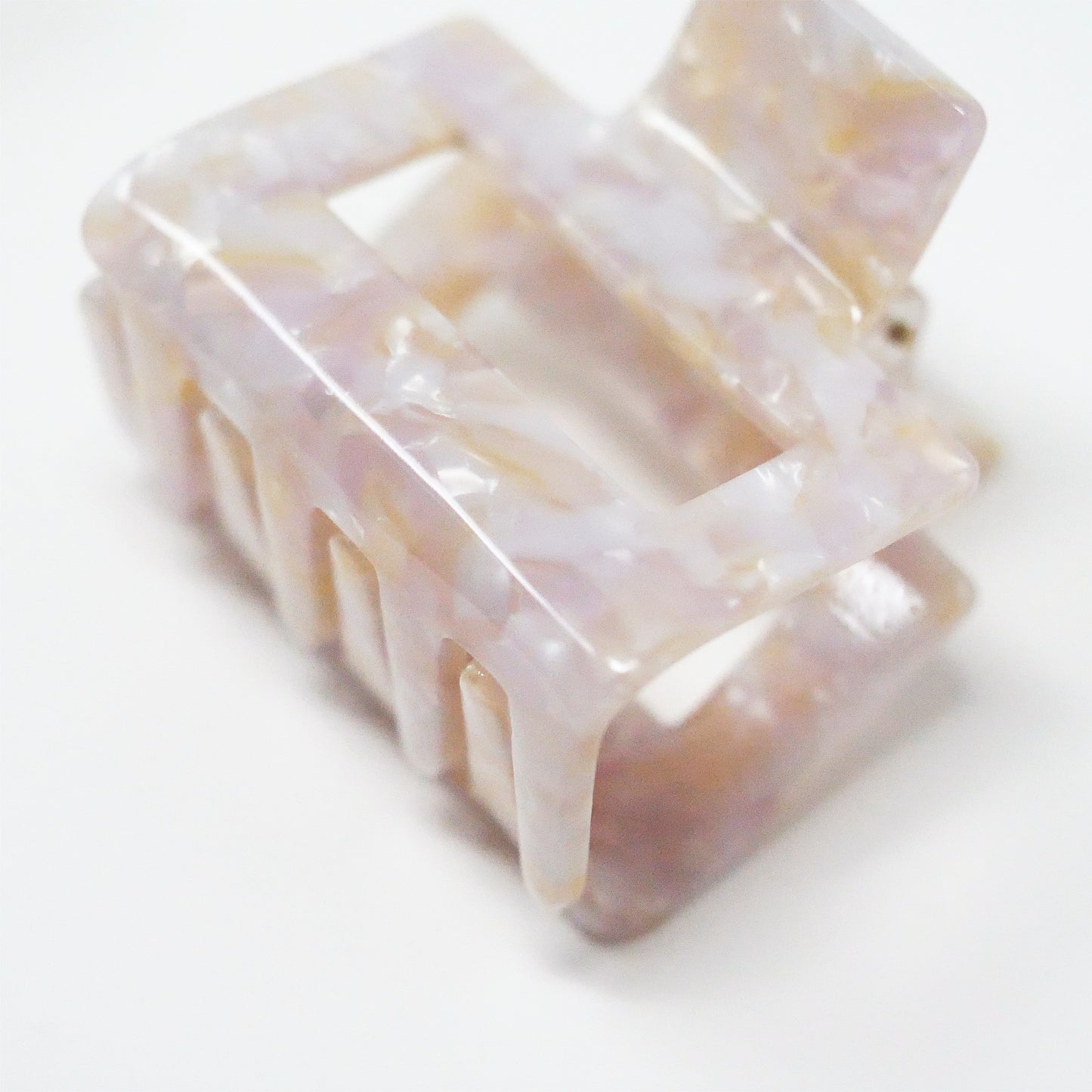 White n Pink Marble Claw Bundle