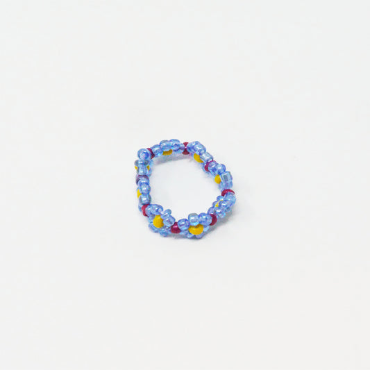 Thick Purple Daisy Ring