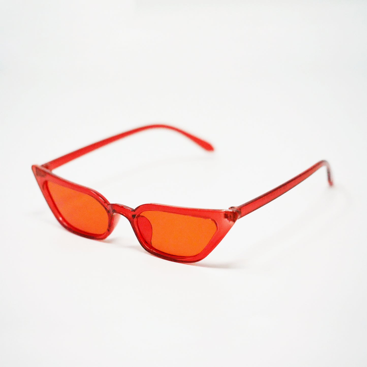 Flame Red Cat Glasses