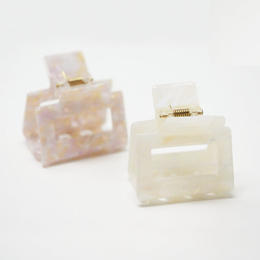 White n Pink Marble Claw Bundle